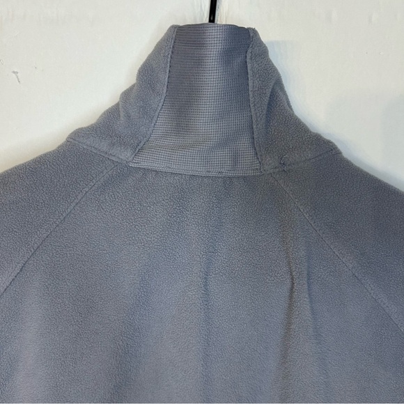 Columbia Women’s Light Gray Half-Zip Micro Fleece, Size Medium - Picture 6 of 9